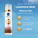 NIVEA Luminous 630 Anti Spot - Розовый крем CC SPF 30, 40 мл, оттенок Deep — фото 2