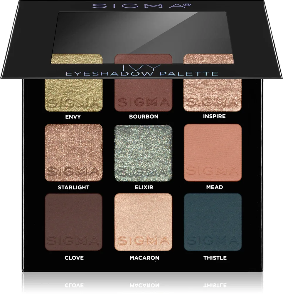 Sigma Beauty Eyeshadow Palette Ivy - Палетка теней для век: палетка теней для век, 9 г