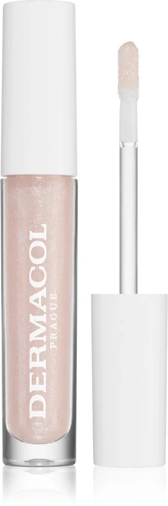 Dermacol F****** High Shine - Блеск для губ с алоэ, 4 мл, оттенок No.01