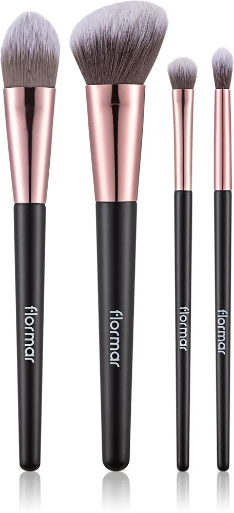 flormar Brush Set - Набор кистей для лица, 4 шт