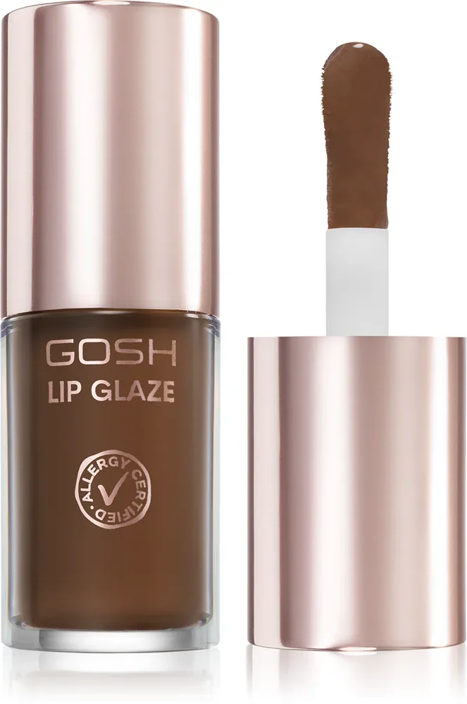 Gosh Lip Glaze - Блеск для губ, 5.5 мл, оттенок 003 Dark Chocolate