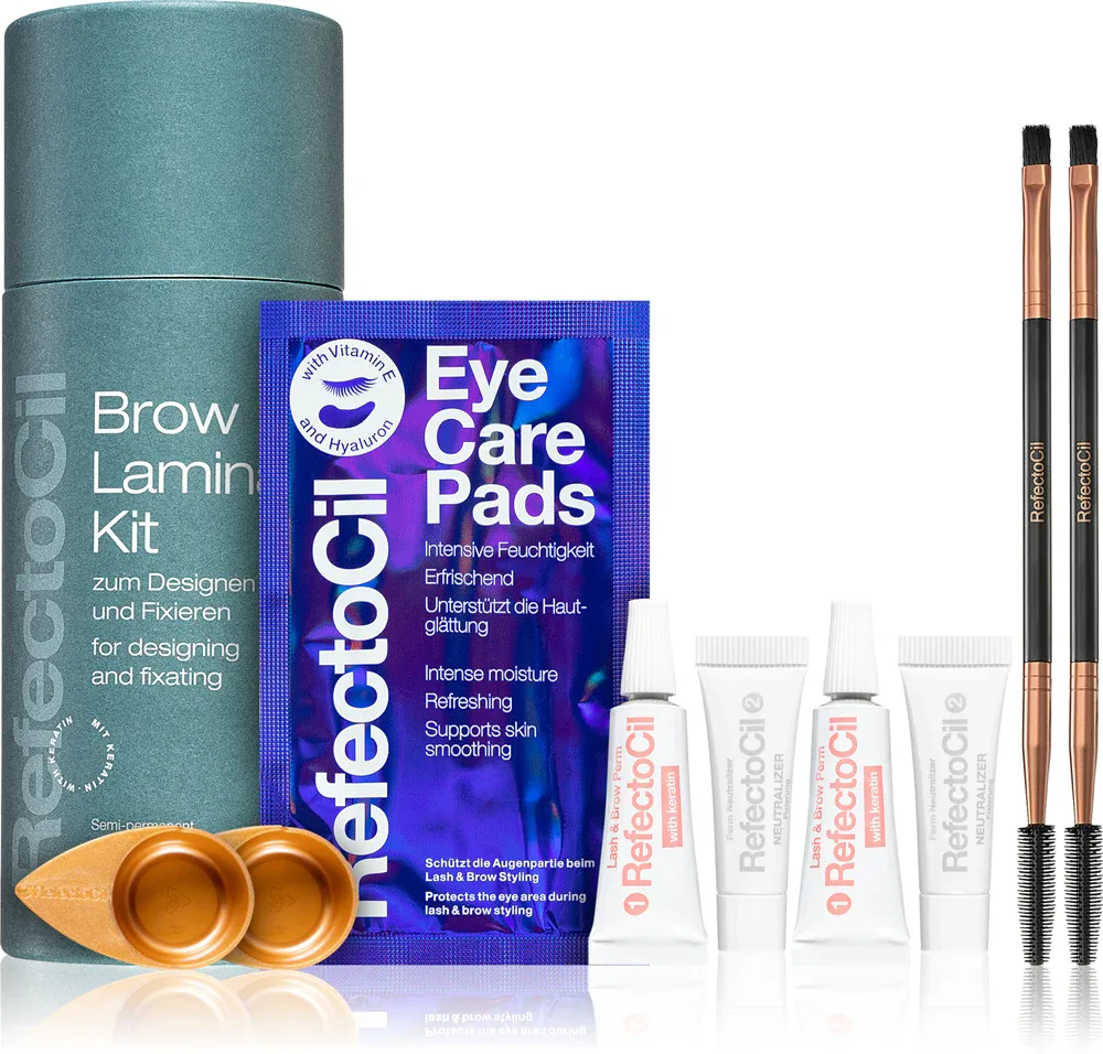 RefectoCil Brow Lamination Kit - Палетка для коррекции бровей типа полуперманентная тип semi-permanent