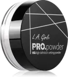 L.A. Girl Cosmetics PRO. Powder HD - Утверждающая прозрачная пудра, 5 г, оттенок Translucent — фото 1