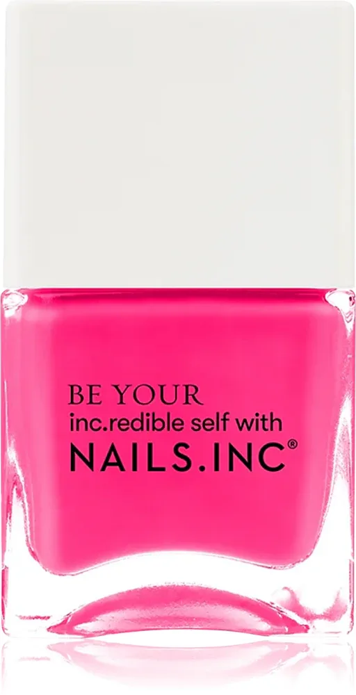 Nails Inc. Neon - Неоновый лак для ногтей, 14 мл, оттенок Sun Street Pessage