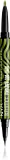 NYX Professional Makeup Beetlejuice Pinstripe Duo Liner - Подводка для глаз 2 в 1, 0.5 мл, оттенок 03 Green Chrome — фото 1