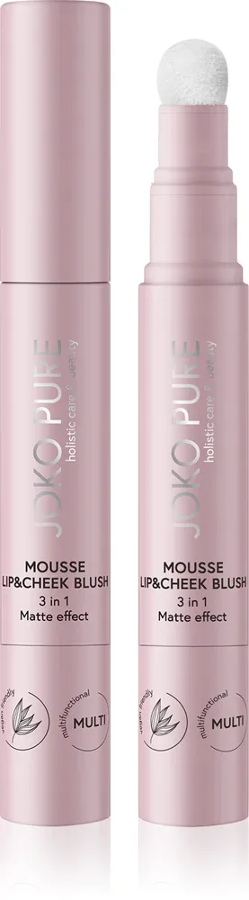 JOKO Pure Holistic Care & Beauty - Румяна для щек в креме, 10 мл, оттенок 02