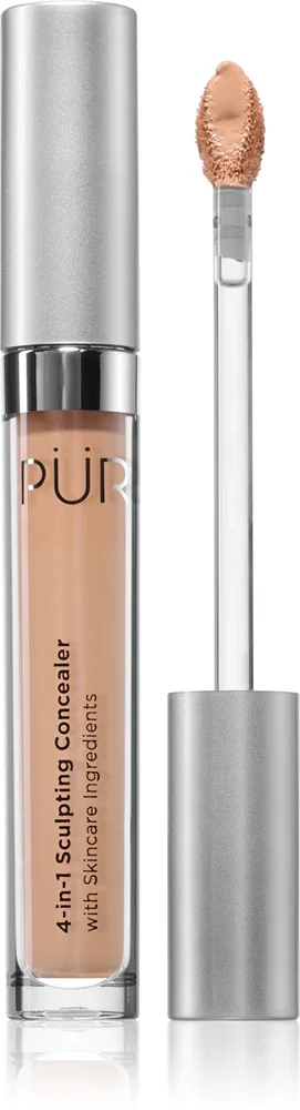 PÜR Cosmetics 4-in-1 Sculpting Concealer - Корректор увлажняющий для лица и области вокруг глаз, 3.7 г, оттенок TN3