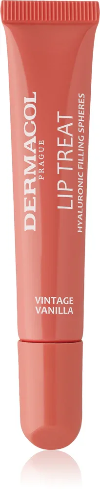 Dermacol Lip Treat - Увлажняющий блеск для губ, 10 мл, оттенок 4 Vintage Vanilla