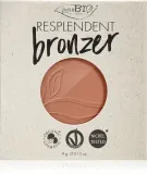 Бронзер для лица puroBIO Cosmetics Resplendent матовый, сменный блок, 9 г, оттенок 03 Beige Brown — фото 1