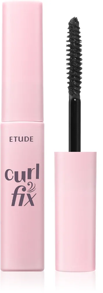 ETUDE Curl Fix Mascara Mini - Водостойкая тушь для ресниц, придающая объем и изогнутость, 4 г, оттенок 03 Gray Brown