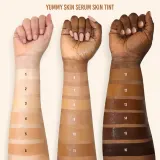 Danessa Myricks Beauty Yummy Skin Serum Skin Tint - Увлажняющая основа с эффектом выравнивания, 45 мл, оттенок 1 - Very Fair Skin With Golden-Yellow Undertones — фото 4