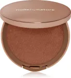 Nude by Nature Flawless Pressed Powder Foundation - Компактный порошковый тональный фонд, 10 г, оттенок C8 Chocolate — фото 1