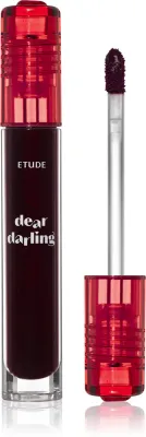 ETUDE Dear Darling Water Gel Tint - Помада для губ с гелевой текстурой, 5 г, оттенок 05 Dracula Red