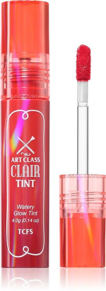 Too Cool For School Artclass Clair Tint - Блеск для губ с эффектом разглаживания, 4 г, оттенок 5 Gleam Red