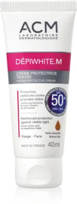 Крем тонирующий ACM Depiwhite M солнцезащитный SPF 50+, водостойкий, 40 мл Natural Tint