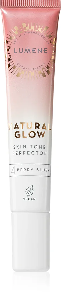 Lumene Natural Glow Skin Tone Perfector - Румяна для щек в креме, 20 мл, оттенок 4 Berry Blush