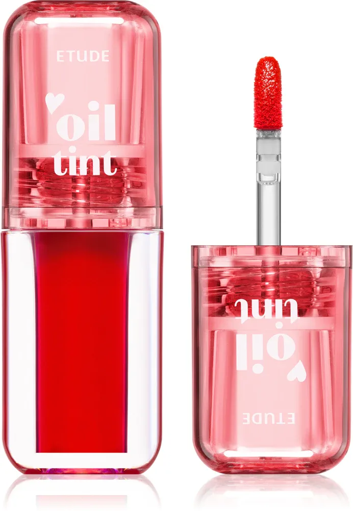 ETUDE Dear Darling Oil Tint - Интенсивное масляное лечение для губ, 4.2 г, оттенок 04 Sweet Apple