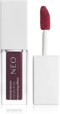NEO MAKE UP Intense Serum Color Lip Oil - Увлажняющая жидкая помада с блеском, оттенок 04 Classic Rose