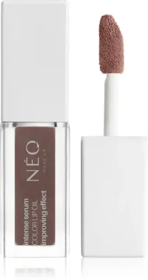 NEO MAKE UP Intense Serum Color Lip Oil - Увлажняющая жидкая помада с блеском, оттенок 02 Rose Nude