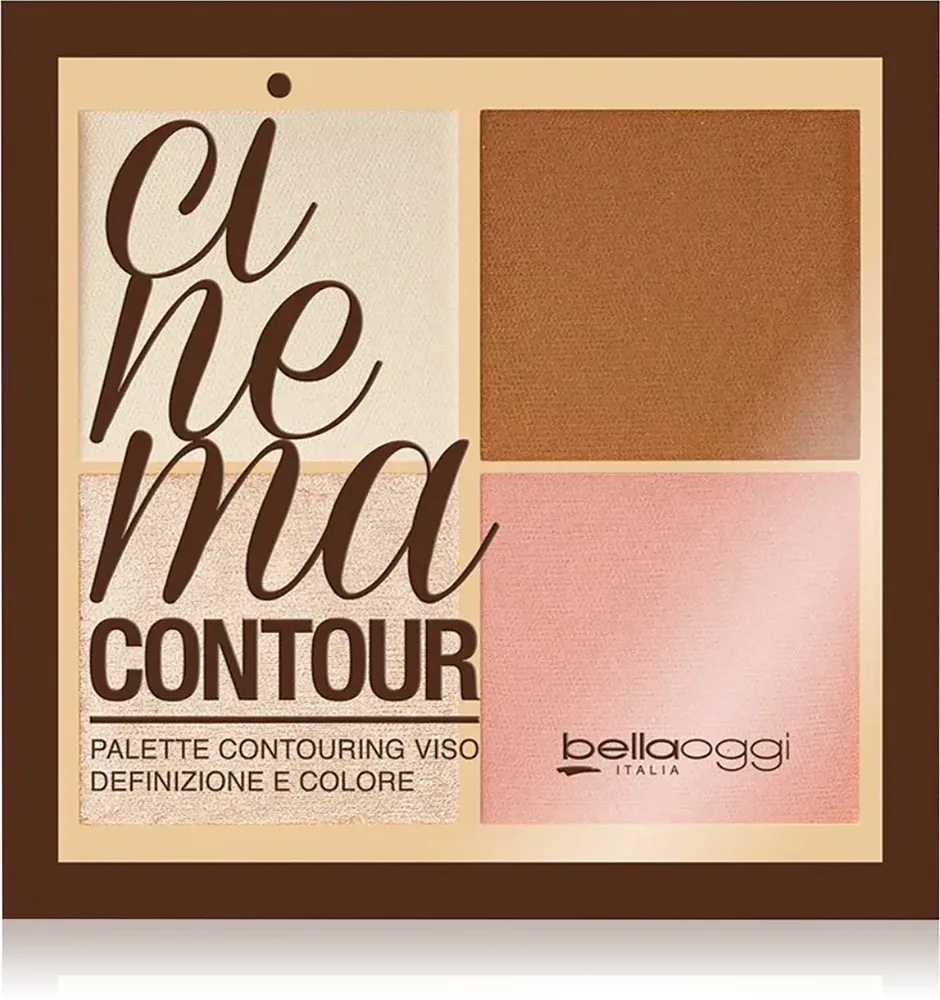 bellaoggi Cinema Contour - Палетка для контурирования и подсветки, 12.5 г