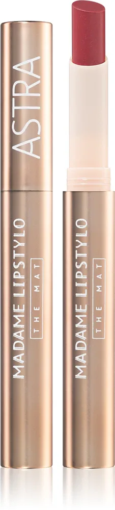 Astra Make-up Madame Lipstylo The Mat - Матовая помада для губ, 2 г, оттенок 03 Folie Café