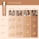 Clarins Everlasting Foundation - Тональная основа с матовым покрытием, 30 мл, оттенок 108.5W - Cashew — фото 3