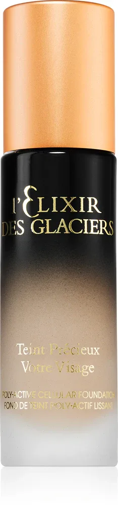 Valmont l' Elixir des Glaciers Teint Precieux - Тональный крем для выравнивания кожи и уменьшения пор, 30 мл, оттенок Sandy Beige in Paris