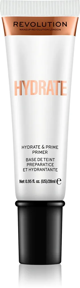 Makeup Revolution Hydrate - Увлажняющая база под макияж, 28 мл
