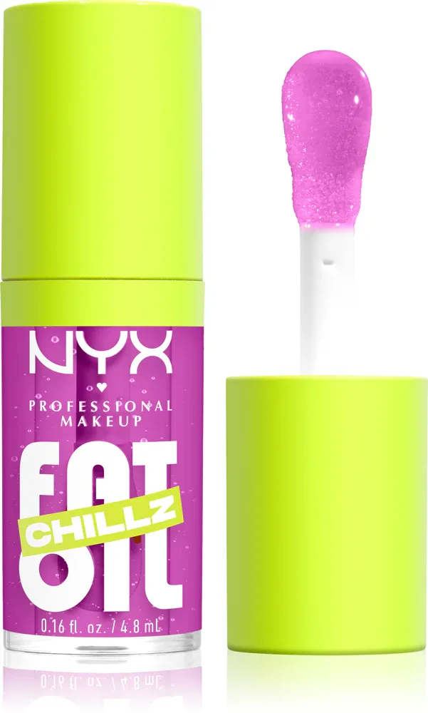 NYX Professional Makeup Fat Oil Chillz - Блеск для губ с охлаждающим эффектом, 4.8 мл, оттенок 4 мл (NYX07696)