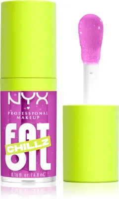 NYX Professional Makeup Fat Oil Chillz - Блеск для губ с охлаждающим эффектом, 4.8 мл, оттенок 4 мл (NYX07696)