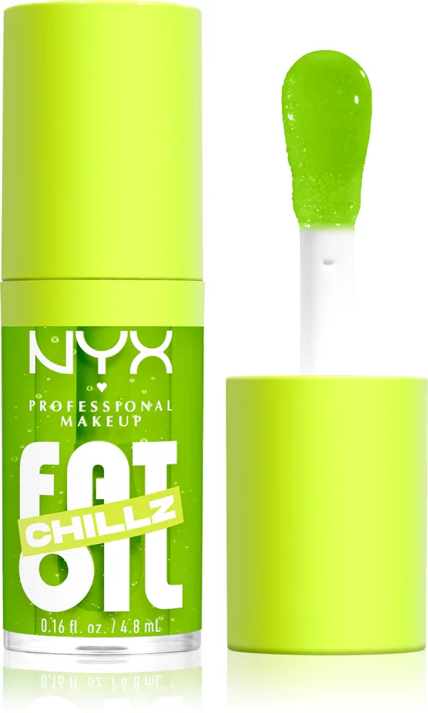 NYX Professional Makeup Fat Oil Chillz - Блеск для губ с охлаждающим эффектом, 4.8 мл, оттенок 4 мл (NYX07694)