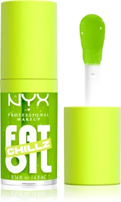NYX Professional Makeup Fat Oil Chillz - Блеск для губ с охлаждающим эффектом, 4.8 мл, оттенок 4 мл (NYX07694)