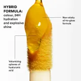 3INA The Color Lip Oil - Блеск для губ: олейк навилжающий до уст, 4 мл, оттенок 137 - Bright honey yellow, sheer — фото 3