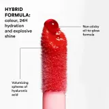 3INA The Color Lip Oil - Блеск для губ: олейк навилжающий до уст, 4 мл, оттенок 900 - Jet black, sheer — фото 3