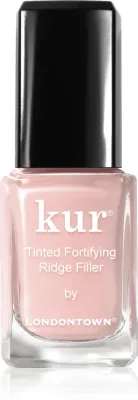 Базовое покрытие для ногтей LONDONTOWN Kur Tinted Fortifying Ridge Filler укрепляющее, с оттенком, 12 мл
