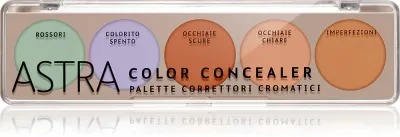 Astra Make-up Palette Color Concealer - Палитра корректоров, 6.5 г