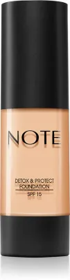 Note Cosmetique Detox & Protect - Тональная основа с матовым финишем SPF 15, 30 мл, оттенок 01 Beige