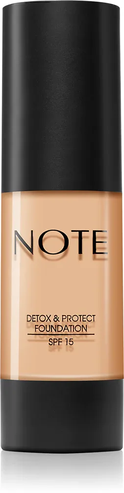 Note Cosmetique Detox & Protect - Тональная основа с матовым финишем SPF 15, 30 мл, оттенок 02 Natural Beige