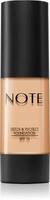 Note Cosmetique Detox & Protect - Тональная основа с матовым финишем SPF 15, 30 мл, оттенок 02 Natural Beige