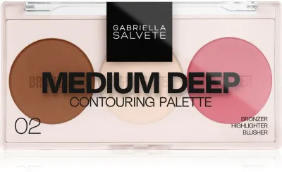 Gabriella Salvete Contouring Palette - Палетка для контуринга лица, оттенок 02 Medium Deep