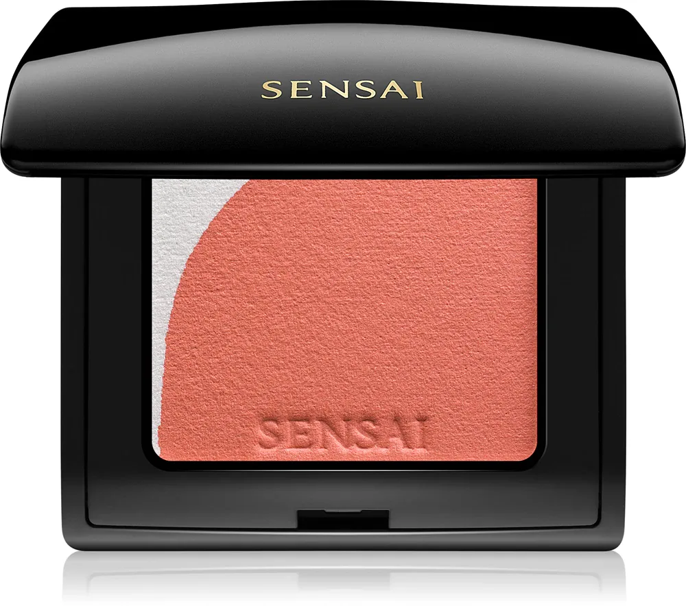Sensai Blooming Blush - Розовый хайлатер для скул с кисточкой, 4 г, оттенок 04 Blooming Orange