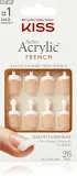 Накладные ногти KISS Acrylic French Kit с клеем в комплекте, 28 шт — фото 1