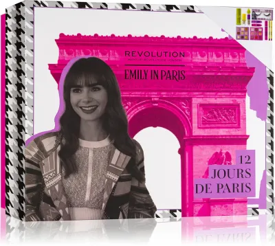 Makeup Revolution X Emily In Paris - Адвент-календарь 12 дней в Париже, 12 шт