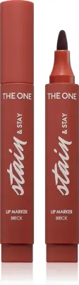 Oriflame The One Stain & Stay - Помада для губ: стойкая помада в маркере, 2.5 г, оттенок Brick