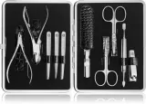 Маникюрный набор Zwilling Classic Inox с кусачками, ножницами и пинцетами, в дорожном футляре, 10 шт — фото 1