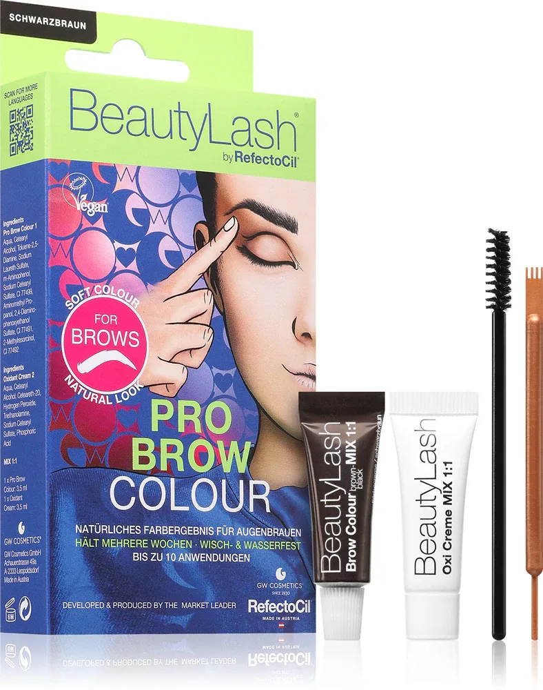 RefectoCil Pro Brow Colour - Краска для бровей, 1 шт, оттенок Blackbrown