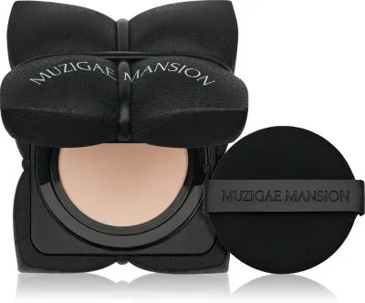 MUZIGAE MANSION Sleek Matt Cushion - Долговременная основа в губке SPF 50+ для идеального вида, 15 г