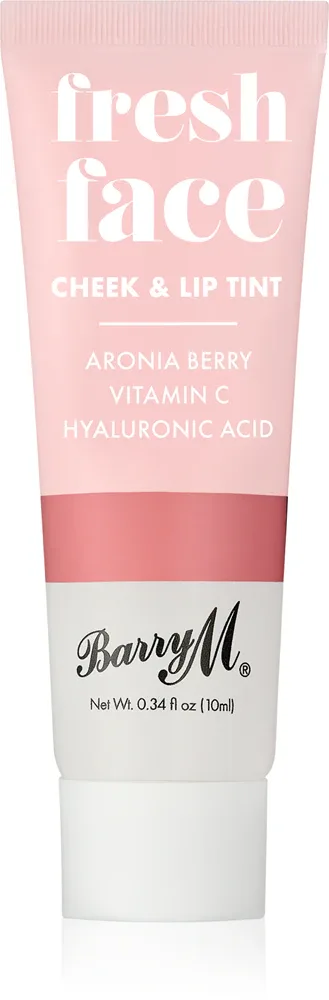 Barry M Fresh Face - Румяна и блеск для губ, 10 мл, оттенок Summer Rose