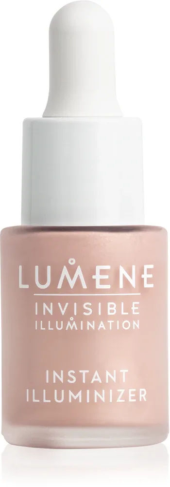 Lumene Invisible Illumination Instant Illuminizer - Розовый хайлайтер для лица и области вокруг глаз, 15 мл, оттенок Rosy Dawn