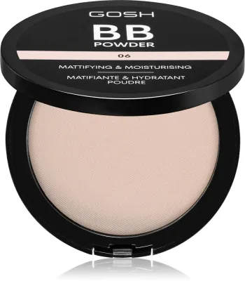 Gosh BB - Пудра матирующая, 6.5 г, оттенок 06 Warm Beige
